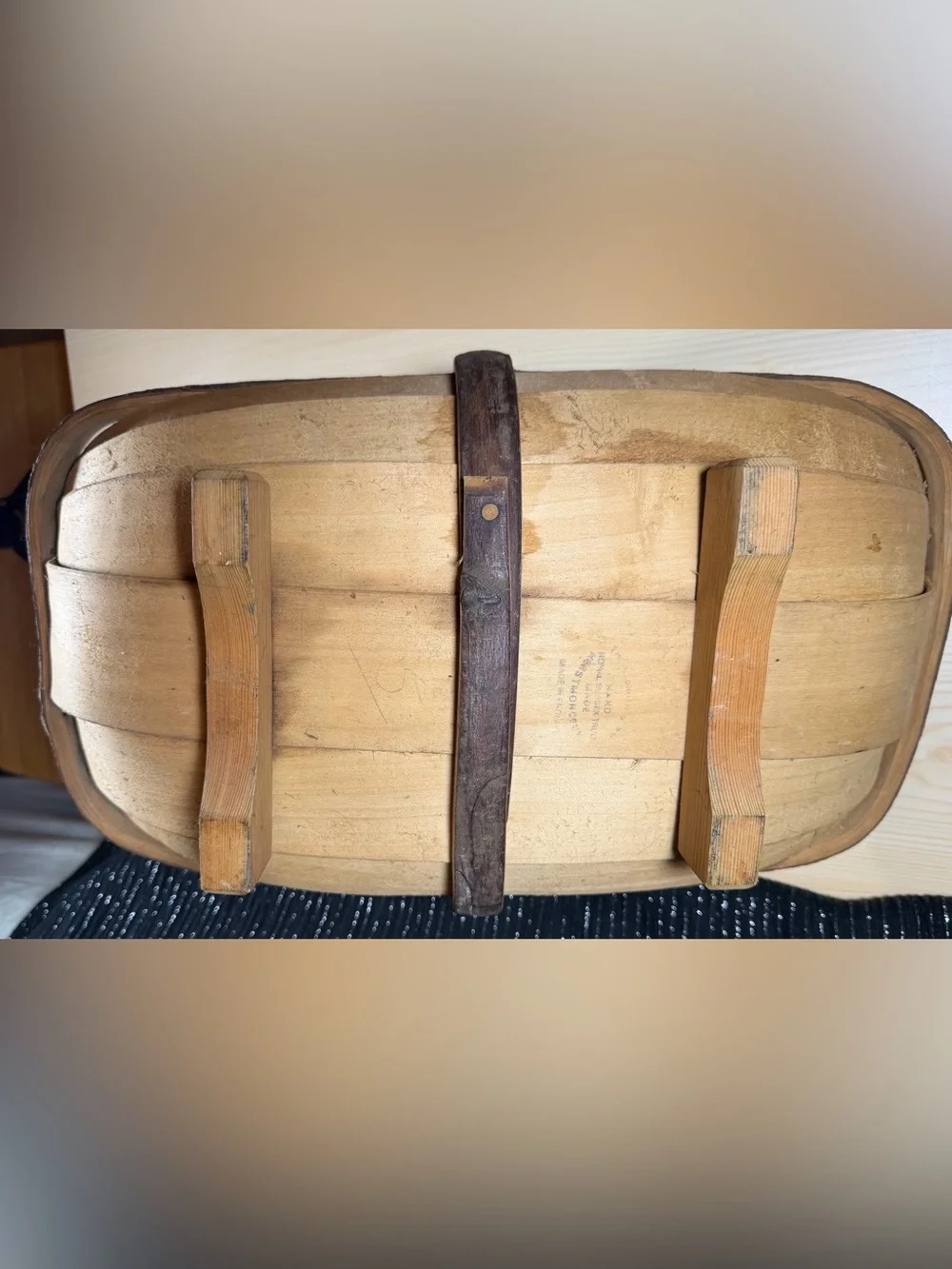 Thomas Smith Handmade Royal Sussex Garden Trug Herstmonceux England Basket